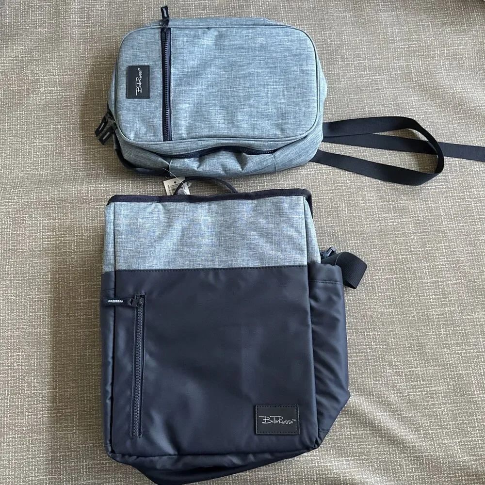 Bella Russo 2 Piece Tote Bag Cooler 15.7” & Insulated Lunch Bag 9” SET NEW